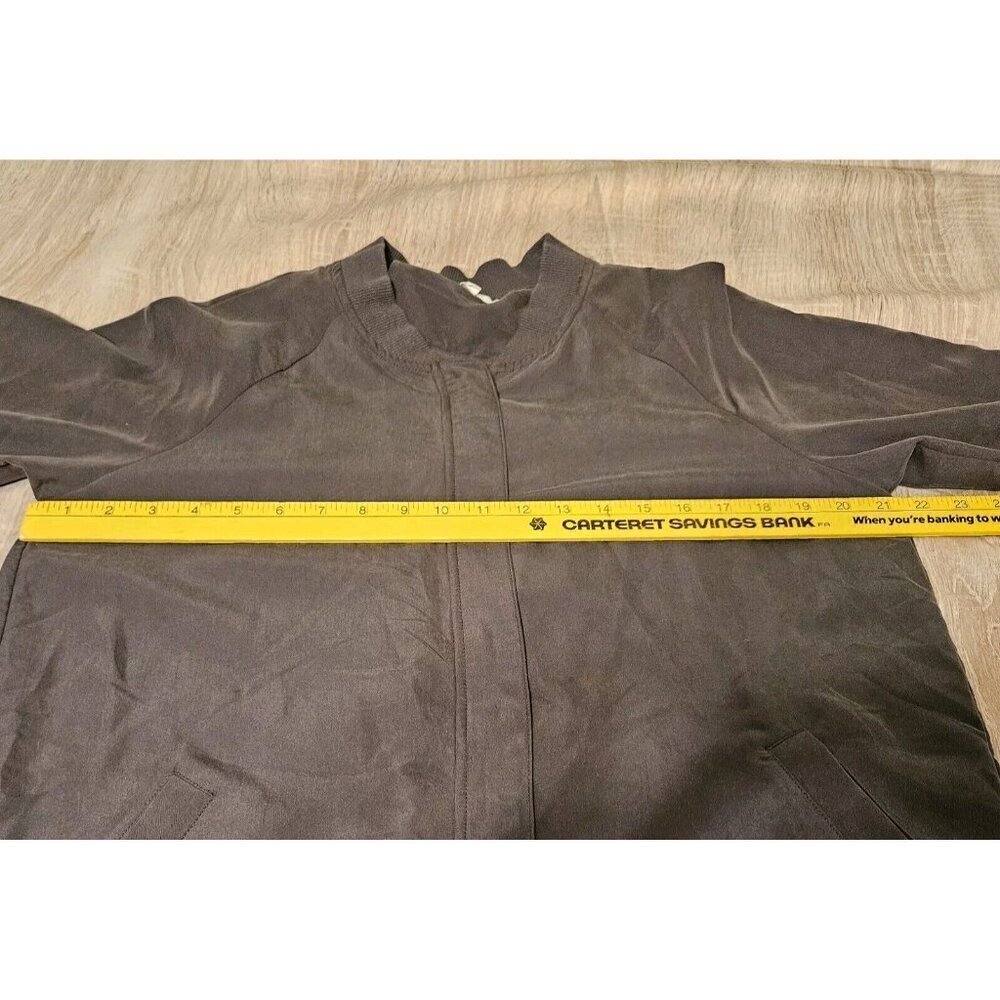 PLEIONE Brownish Gray Women's Lightweight Modal blend Long Jacket, Small - Picture 9 of 12